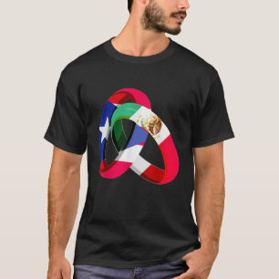 Camiseta Porto Rico Bandeira México Cultivou Casamento de C