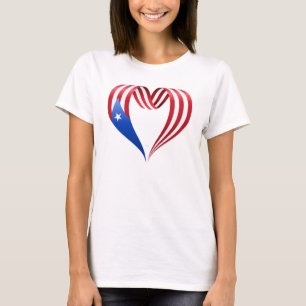 Camiseta Porto rico,   boricua,   bandera negra,   bandera