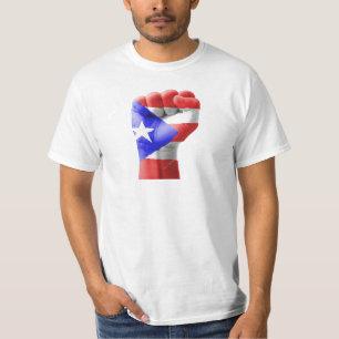 Camiseta porto rico, boricua, bandera negra, bandera