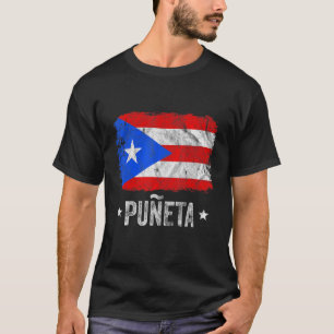 Camiseta Porto Rico Boricua hispânico Puñeta Porto Rico