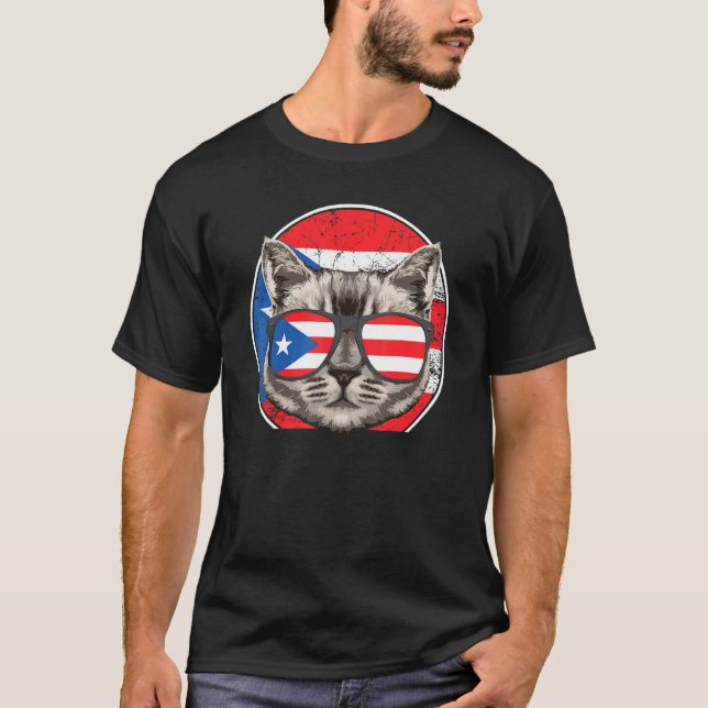 Camiseta Porto Rico Cat Porto Rico Puertorican (Frente)