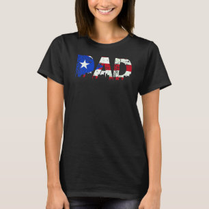 Camiseta Porto Rico Dia de os pais Orgulho Porto Rico D
