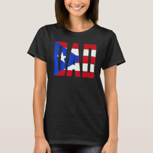 Camiseta Porto Rico Dia de os pais Orgulho Porto Rico D