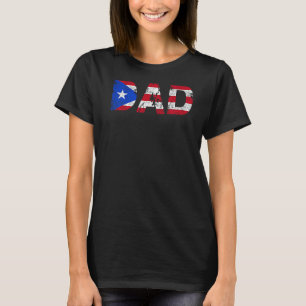 Camiseta Porto Rico Dia de os pais Orgulho Porto Rico D