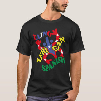 Camiseta Porto Rico Espanhol Africano Roots Porto Rico