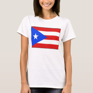 Camiseta Porto Rico Flag x Map T Shirt