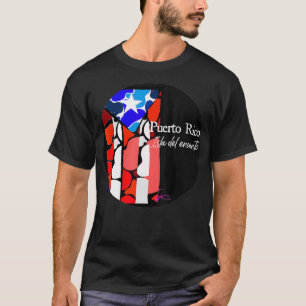 Camiseta Porto Rico Mosaic Mejor regalo boricua