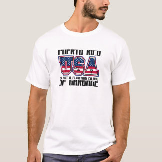 Camiseta Porto Rico não é uma ilha flutuante de lixo