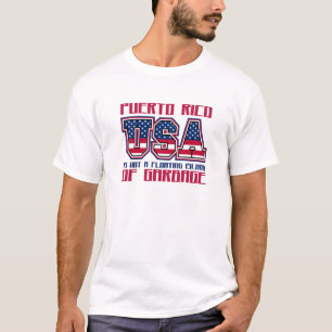 Camiseta Porto Rico não é uma ilha flutuante de lixo