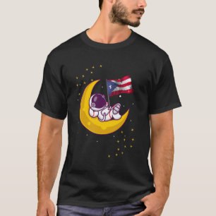 Camiseta Porto Rico Orde Boricua En La Luna