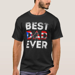 Camiseta Porto Rico Pai Super Herói Padre