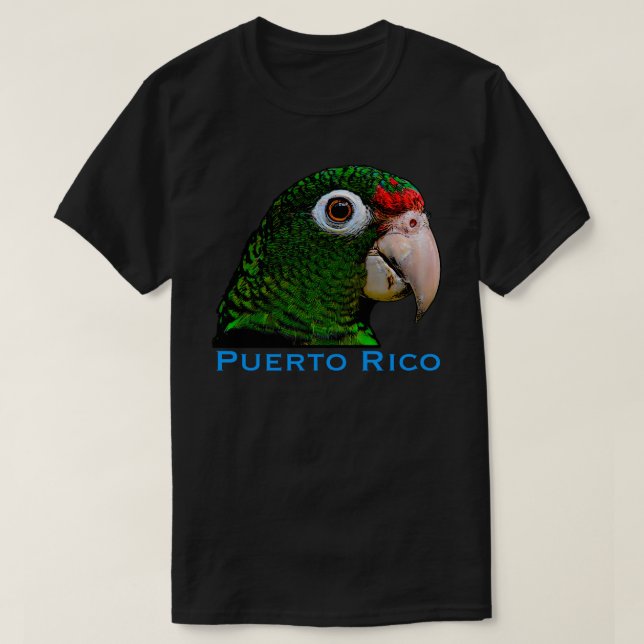 Camiseta Porto Rico Parrot T-Shirt (Frente do Design)