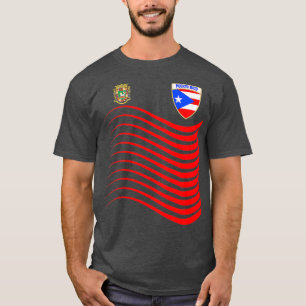 Camiseta Porto Rico Soccer Jersey Porto Rico Flag Gift