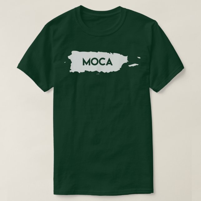 Camiseta Porto Rico t shirt Moca (Frente do Design)