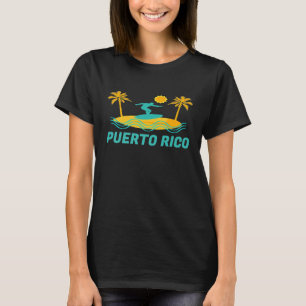 Camiseta Porto Rico Vacinação Retrora Surf Souvenir Prem