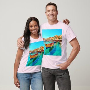 Camiseta Porto Vibrante: Felicidade Mediterrânica