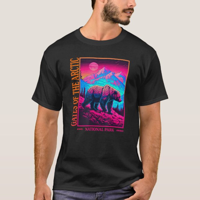 Camiseta PORTÕES DO Parque Nacional ÁRCTICO (Frente)