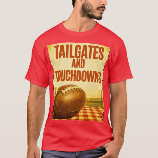 Camiseta Portões traseiros e touchdowns Estádio de futebol