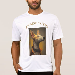 Camiseta Portrait of a Dapper Greyhound