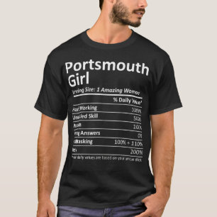 Camiseta PORTSMOUTH GIRL VA VIRGINIA Funny City Raots