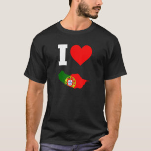 Camiseta Portugal Bandeira da Madeira I Love Madeira