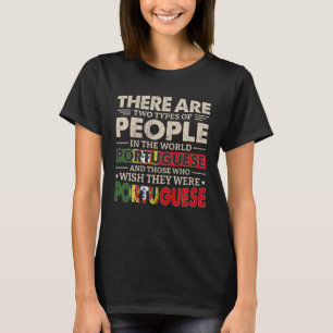 Camiseta Portugal Bandeira Vestir Meninas e Mulheres Portug