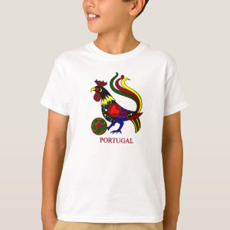Camiseta Portugal barcelos "galo" jogador de futebol