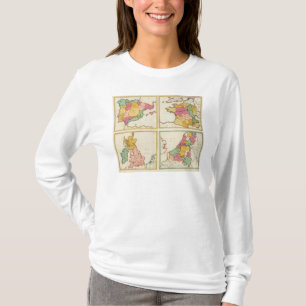 Camiseta Portugal, espanha, Alemanha, Inglaterra, Scottland