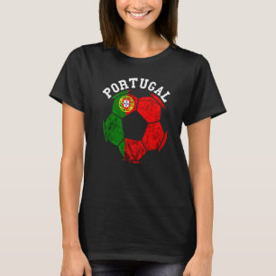 Camiseta Portugal Flag Ball - Jogador de Futebol Português