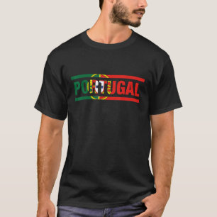 Camiseta Portugal Flag Lettering Está no meu DNA Português