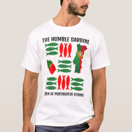 Camiseta Portugal Flag SARDINE Rainha da Cuisina Portuguesa