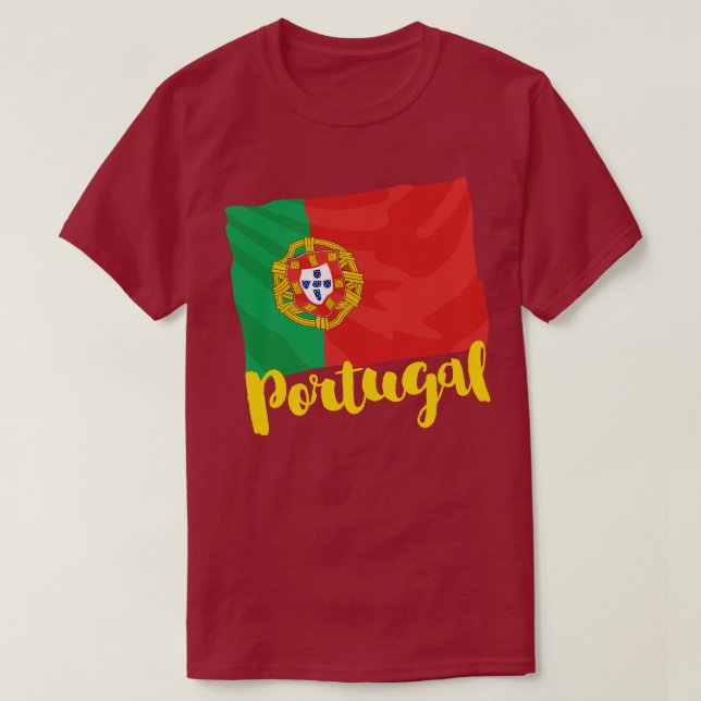 Camiseta Portugal Flag T-Shirt (Frente do Design)