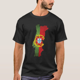 Camiseta Portugal - Fronteira Nacional do País de Bandeira