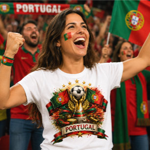 Camiseta Portugal Futebol Copa do Mundo de Futebol Portuguê