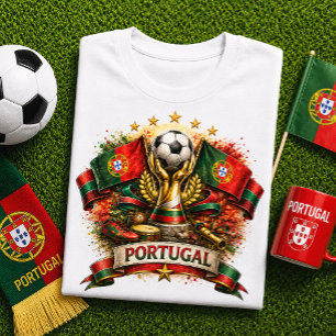 Camiseta Portugal Futebol Copa do Mundo de Futebol Portuguê