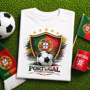 Camiseta Portugal Futebol Copa do Mundo de Futebol Portuguê