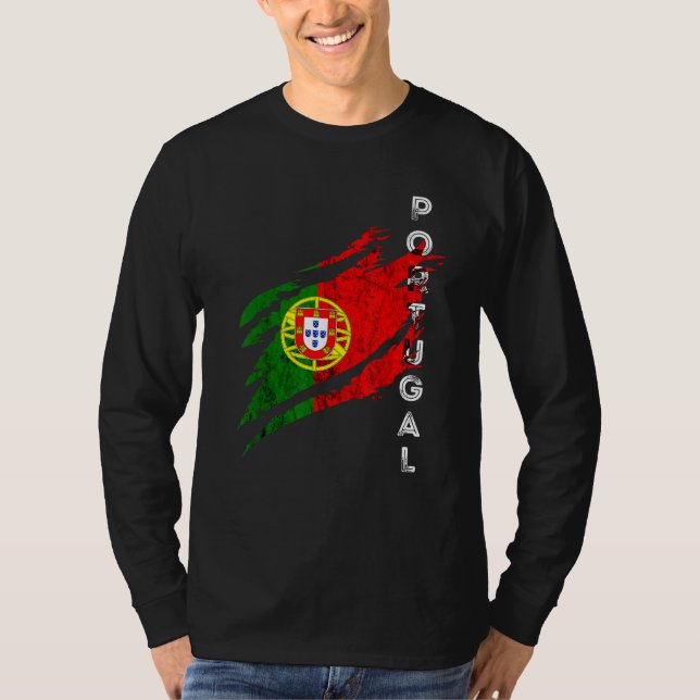 Camiseta Portugal Heroic Flag Portuguese Pride Portuguese R (Frente)