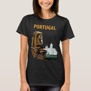 Camiseta Portugal Lisboa Torre de Belém Viagem Dourada