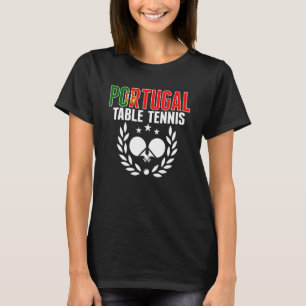 Camiseta Portugal Mesa Tênis Ping Pong Support