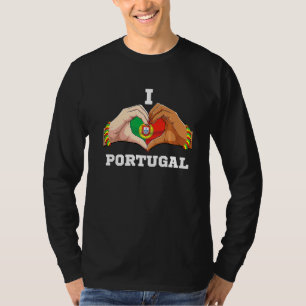 Camiseta Portugal Mulheres Homens Patriótico Bandeira Portu
