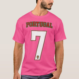 Camiseta Portugal Número 7 (Traseiro) Bandeira do Esporte d