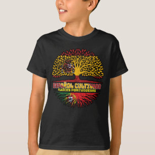 Camiseta Portugal Portugal Espanha Espanha Bandeira Raízes