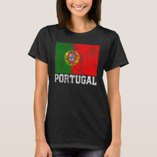 Camiseta Portugal Português Sinalizador Orgulho Raiz Famíli