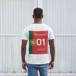 Camiseta Portugal Soccer Fan Jersey - Custom Name & Number 