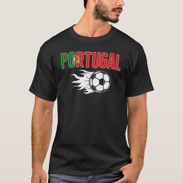 Camiseta Portugal Ventiladores de futebol Jersey Pavilhão p (Frente)