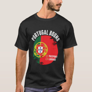 Camiseta Portugal Vinculado País Viagem Pavilhão Português