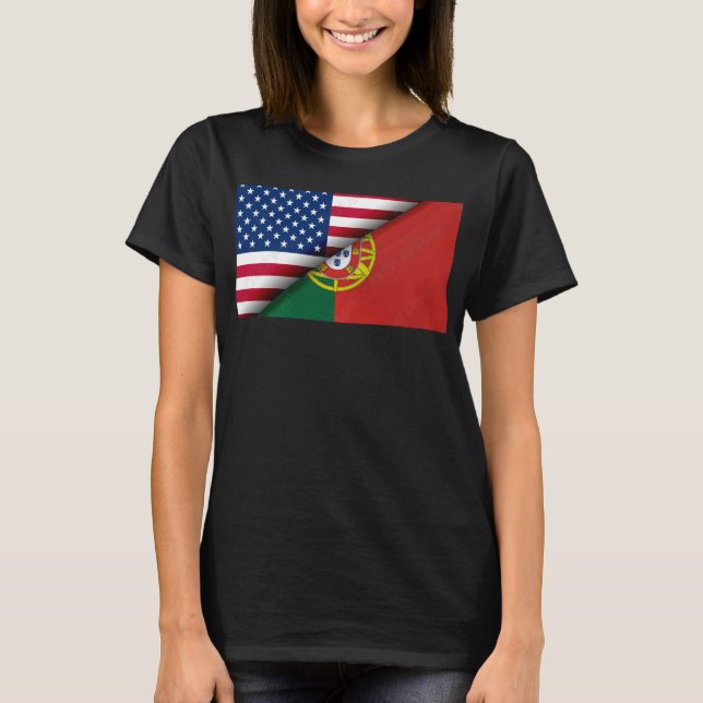 Camiseta Português americano (Frente)