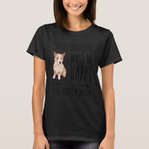 Camiseta Português Podengo Pequenos Me Faz Feliz Não