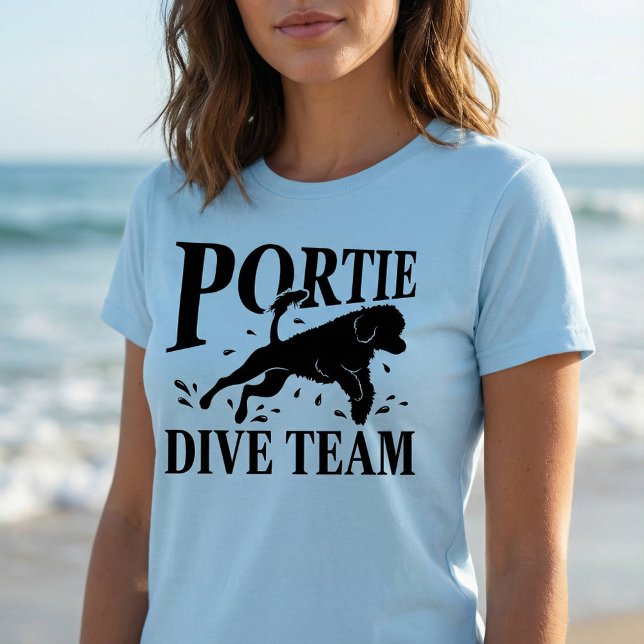 Camiseta Portuguese Water Dog - Portie (Criador carregado)