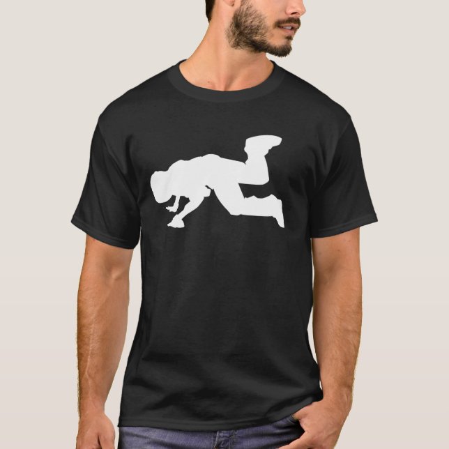 Camiseta Pose 2 de BBOY branca (Frente)